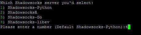 快速搭建Shadowsocks服务器