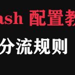 Clash 配置教程，终极分流规则防配置覆盖